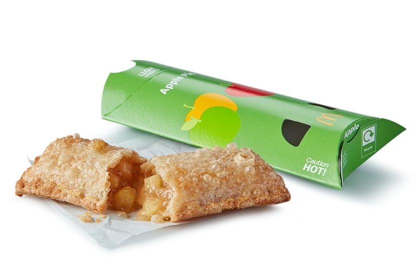 is anything in mcdonalds vegan apple pie