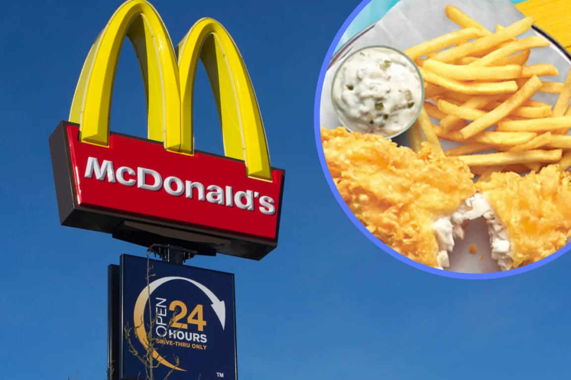 McDonald’s sells fish and chips in the Philippines