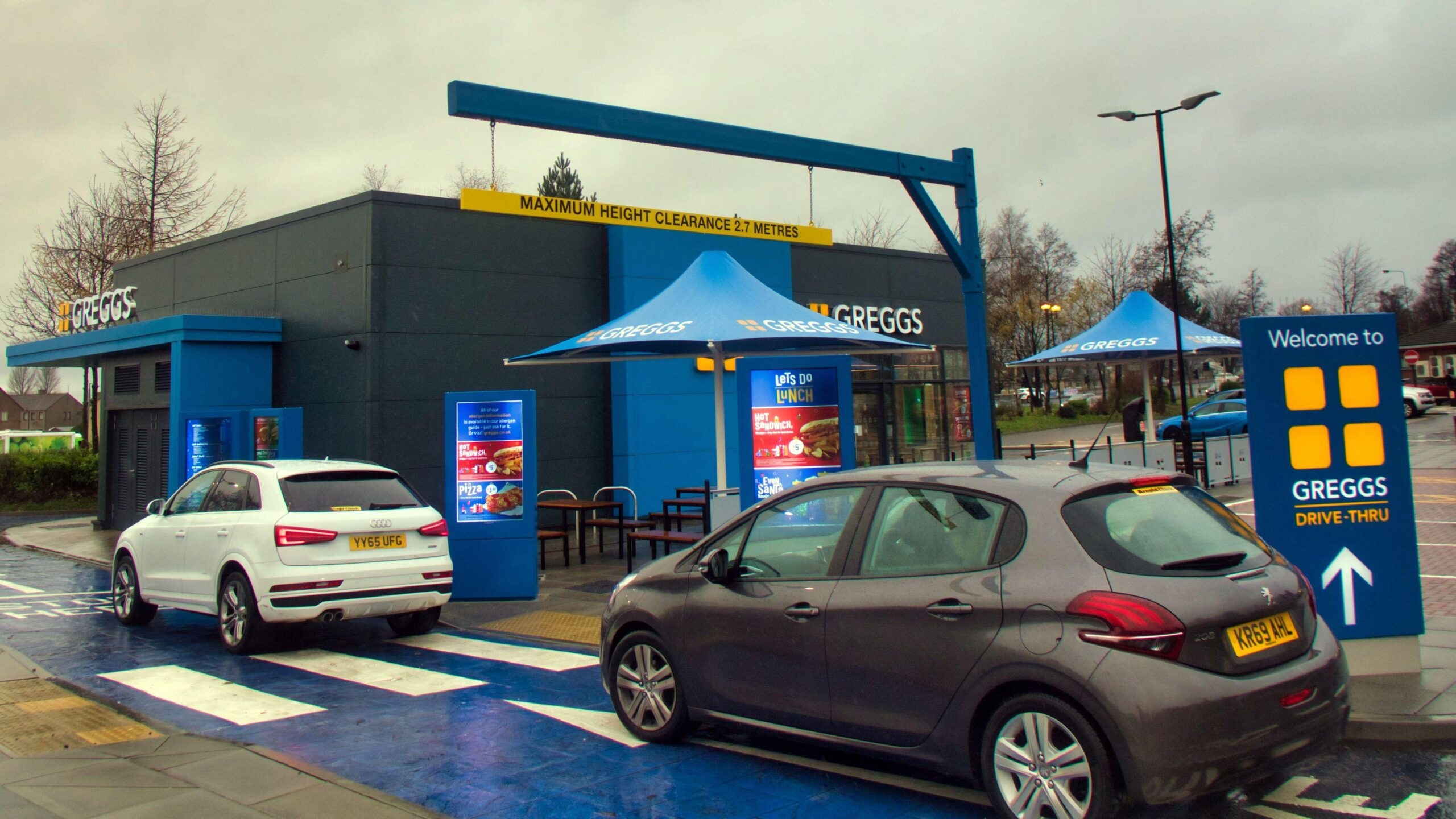 greggs 24 hour drive thru