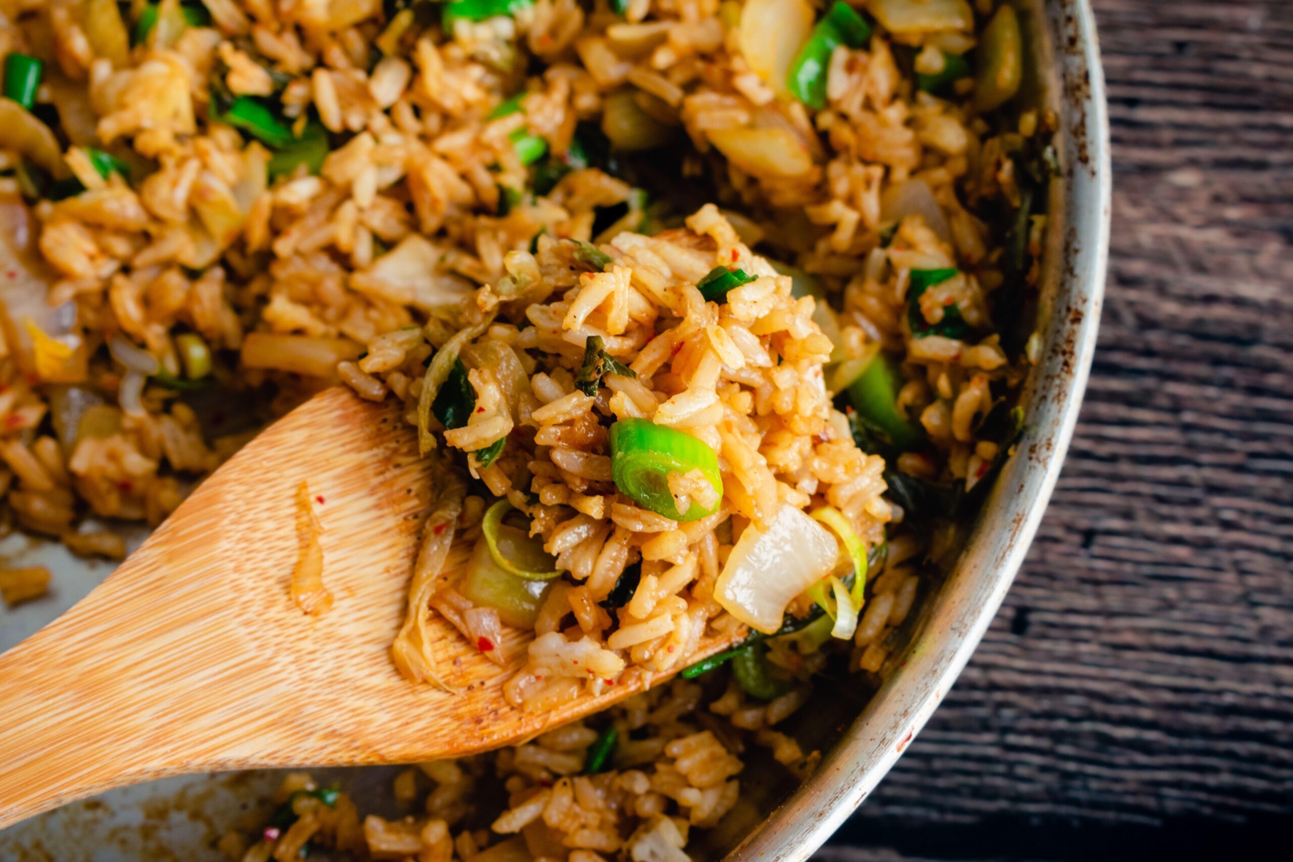 what to eat with kimchi bokkeumbap fried rice