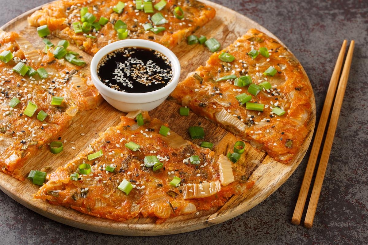 what to eat with kimchi buchimgae pancake