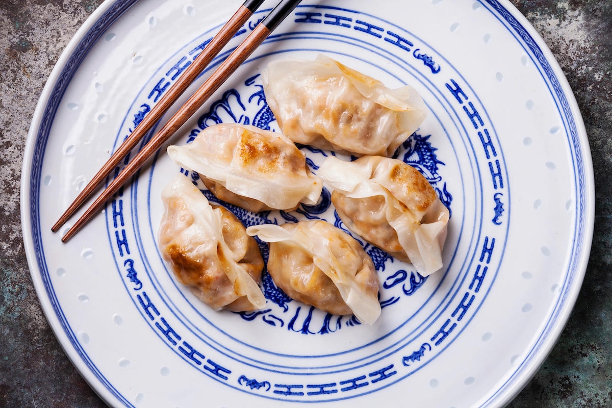 what to eat with kimchi dumplings