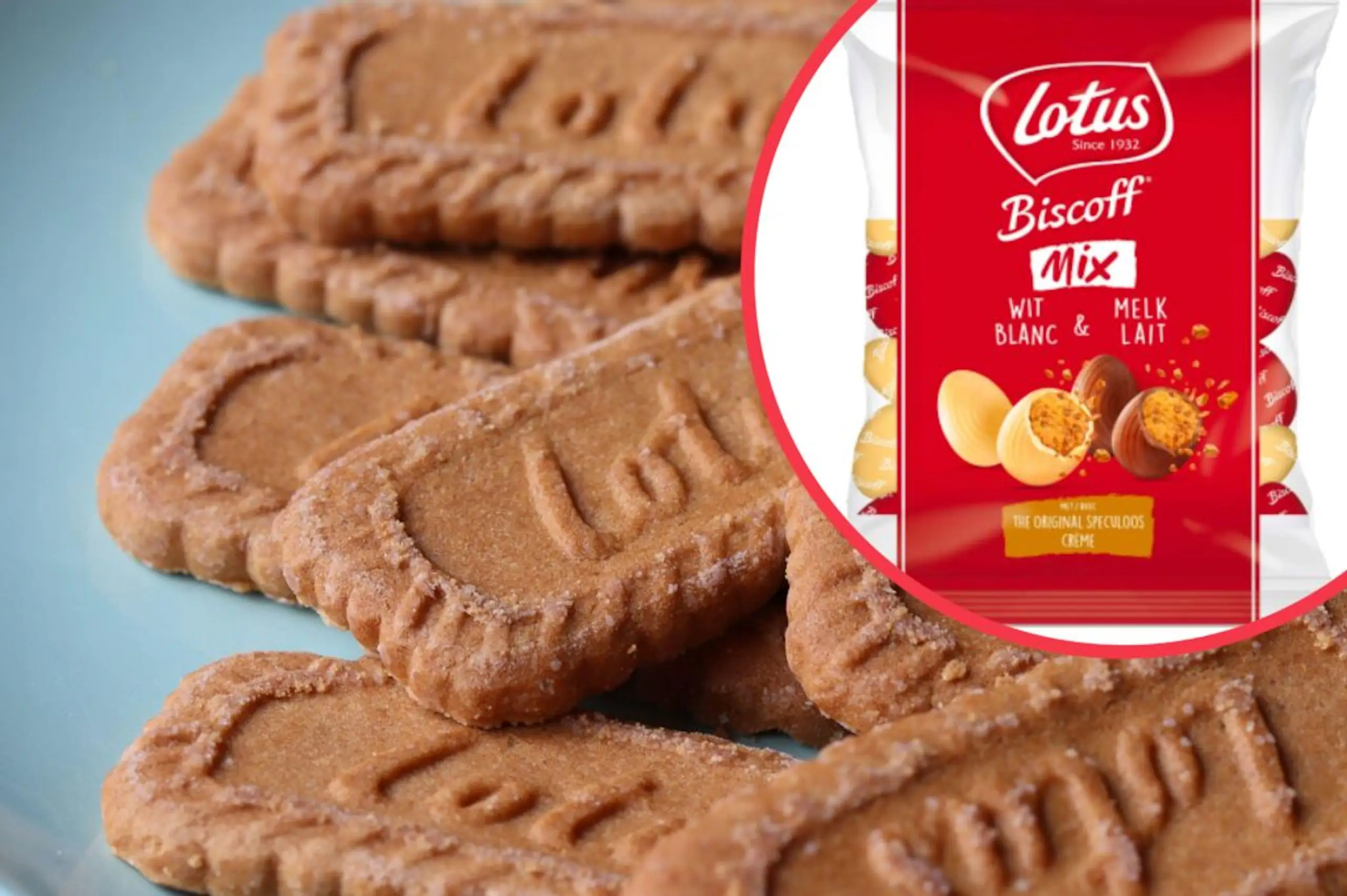 Lotus Biscoff mini eggs drop and OMG