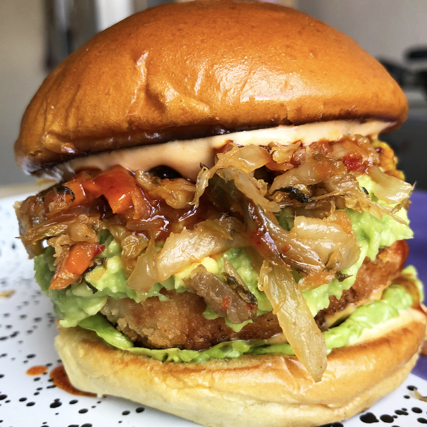 gochujang recipes tofu burger with gochujang twisted green