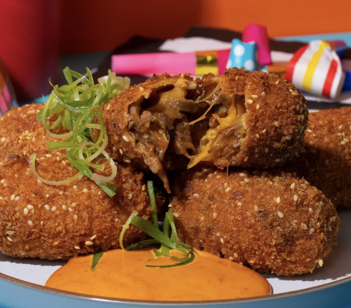 gochujang recipes korean cheese croquettes gochujang twisted green