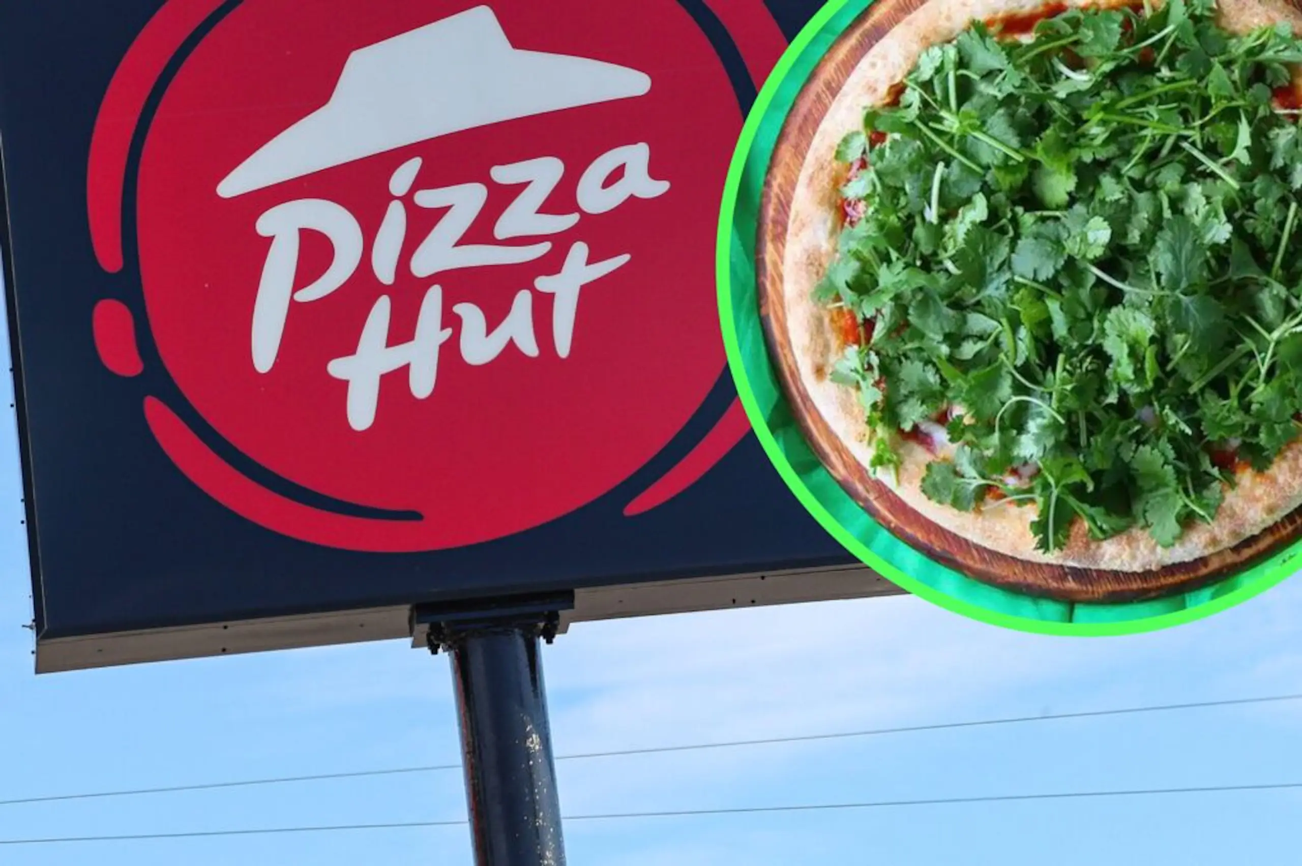Pizza Hut Japan launches pizza topped with huge heap of coriander
