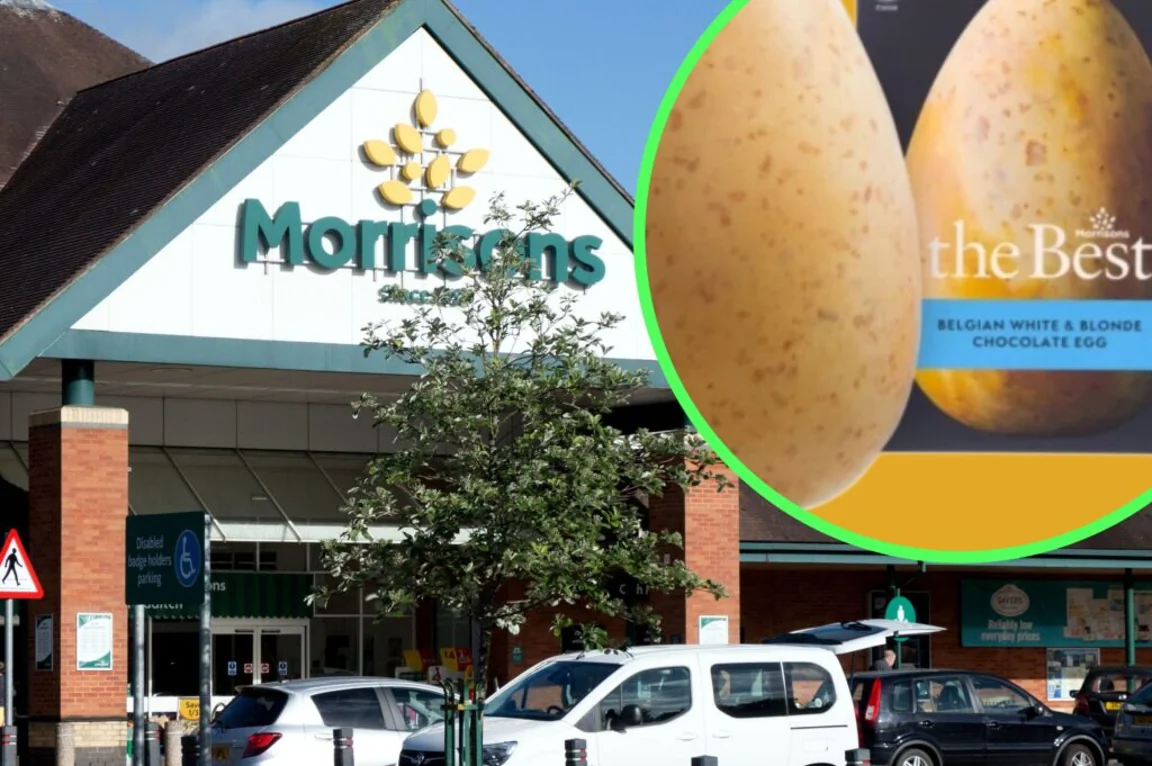 Everyone’s making same joke about Morrisons’ blonde chocolate Easter egg