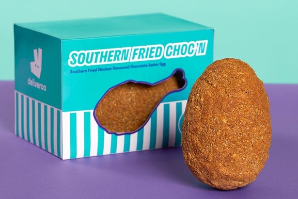 southern fried choc'n easter egg chicken deliveroo