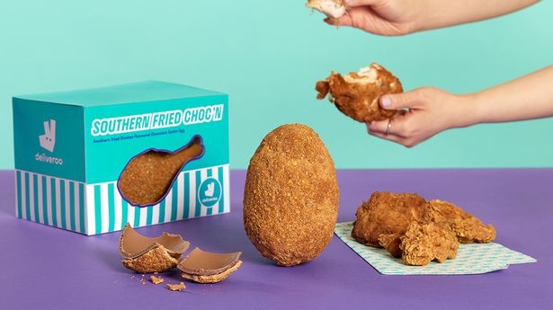 southern fried choc'n easter egg chicken deliveroo