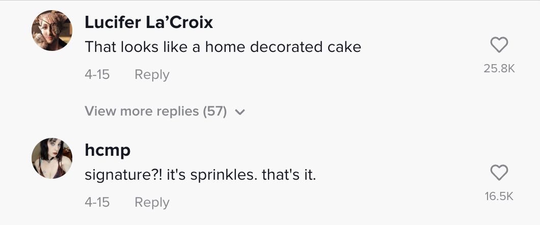 cakegate 2023 TIKTOK 