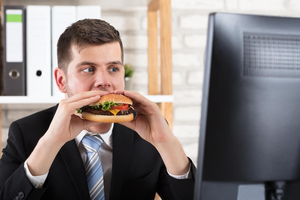 man eating meat manly study