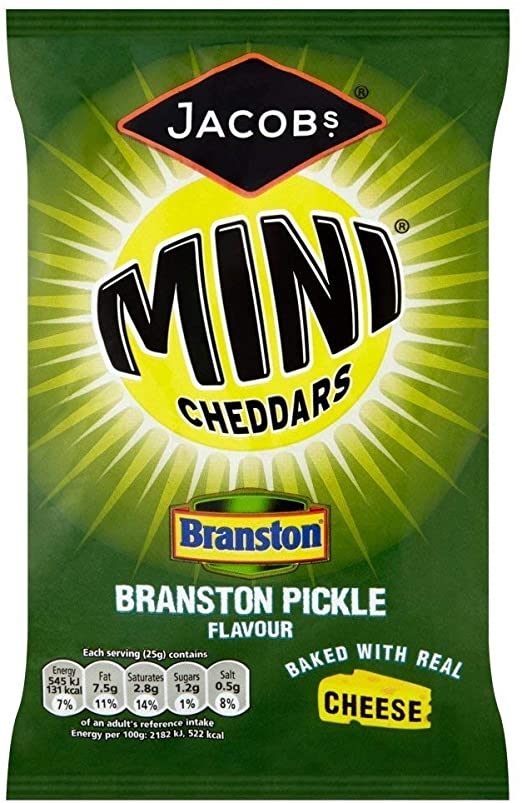 mini cheddars cheese and pickle branston new