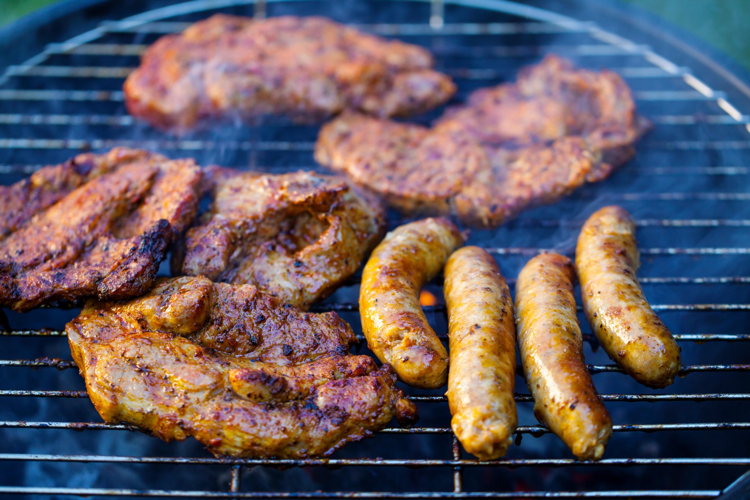 meat bbq tiktok video neighbour