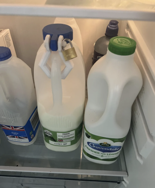 milk with padlock reddit