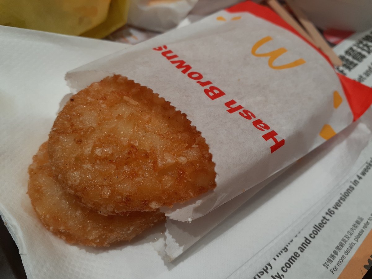 McDonald's Australia serves hash browns on all day menu