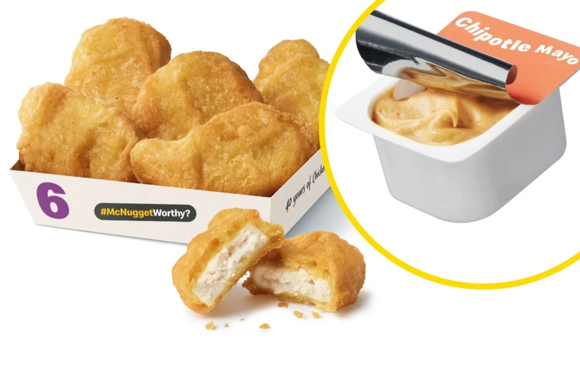 McDonald’s new dips chipotle mayo and creamy ranch launch today