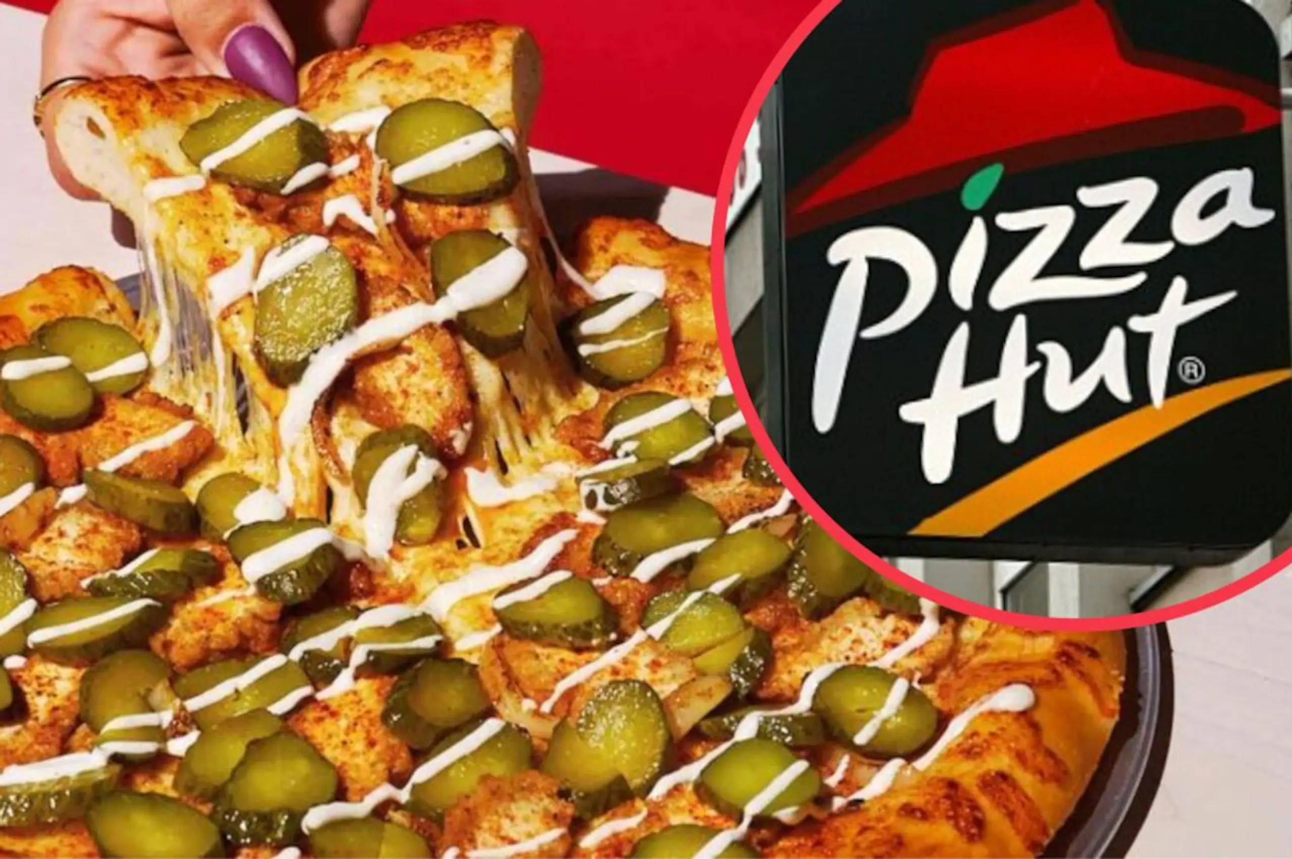Pizza Hut just launched a pickle pizza in the US