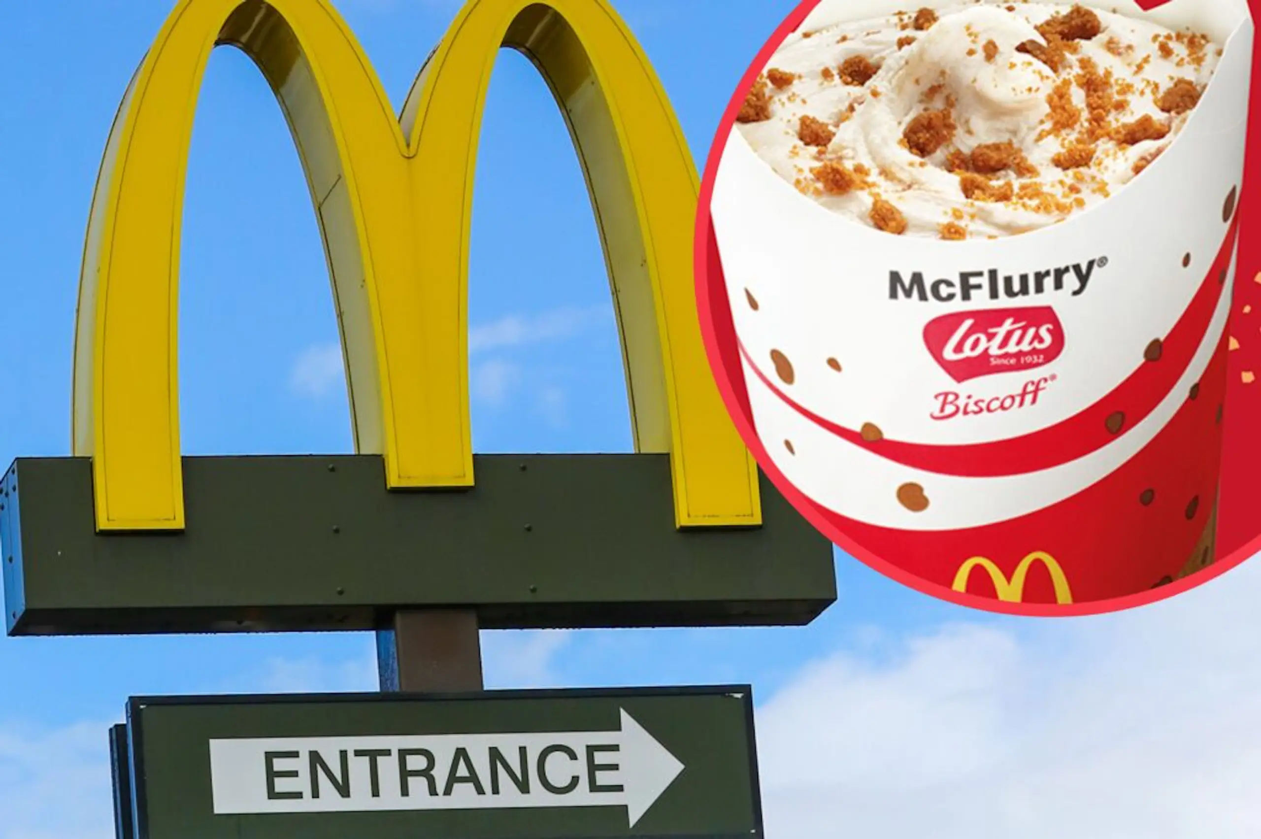 McDonald’s is apparently launching a Biscoff McFlurry