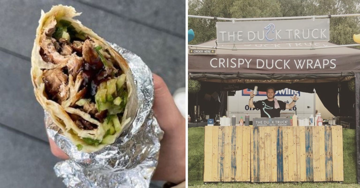 glastonbury festival food what to eat stalls the duck truck