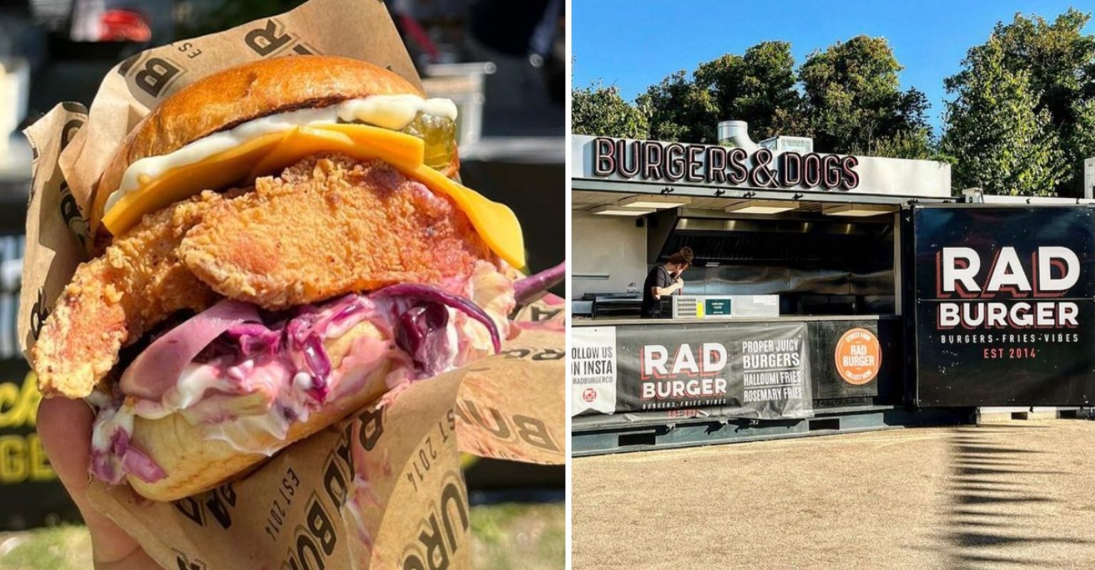 glastonbury festival food what to eat stalls rad burger