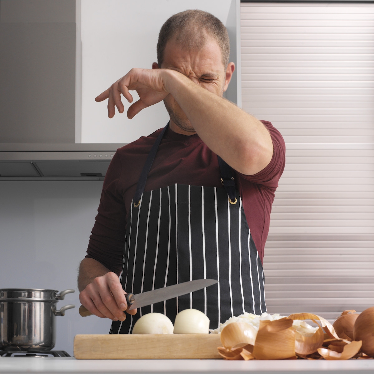 chopping tearless onions