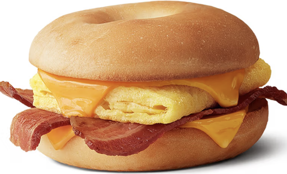 discounted food mcdonald's breakfast bagel