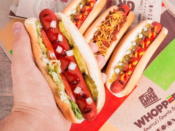 discontinued food burger king hot dog