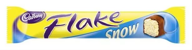 discontinued food flake snow bar snowflake white chocolate