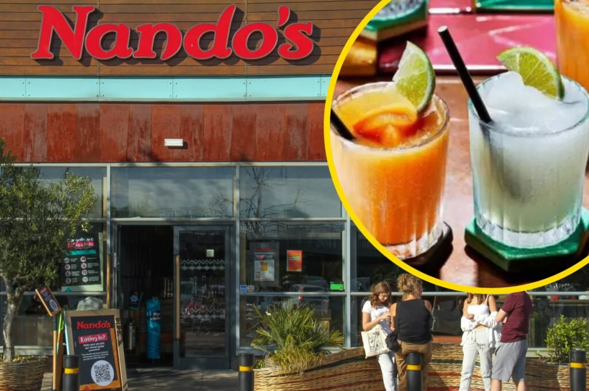 Nando’s has launched a new cocktail menu in UK stores