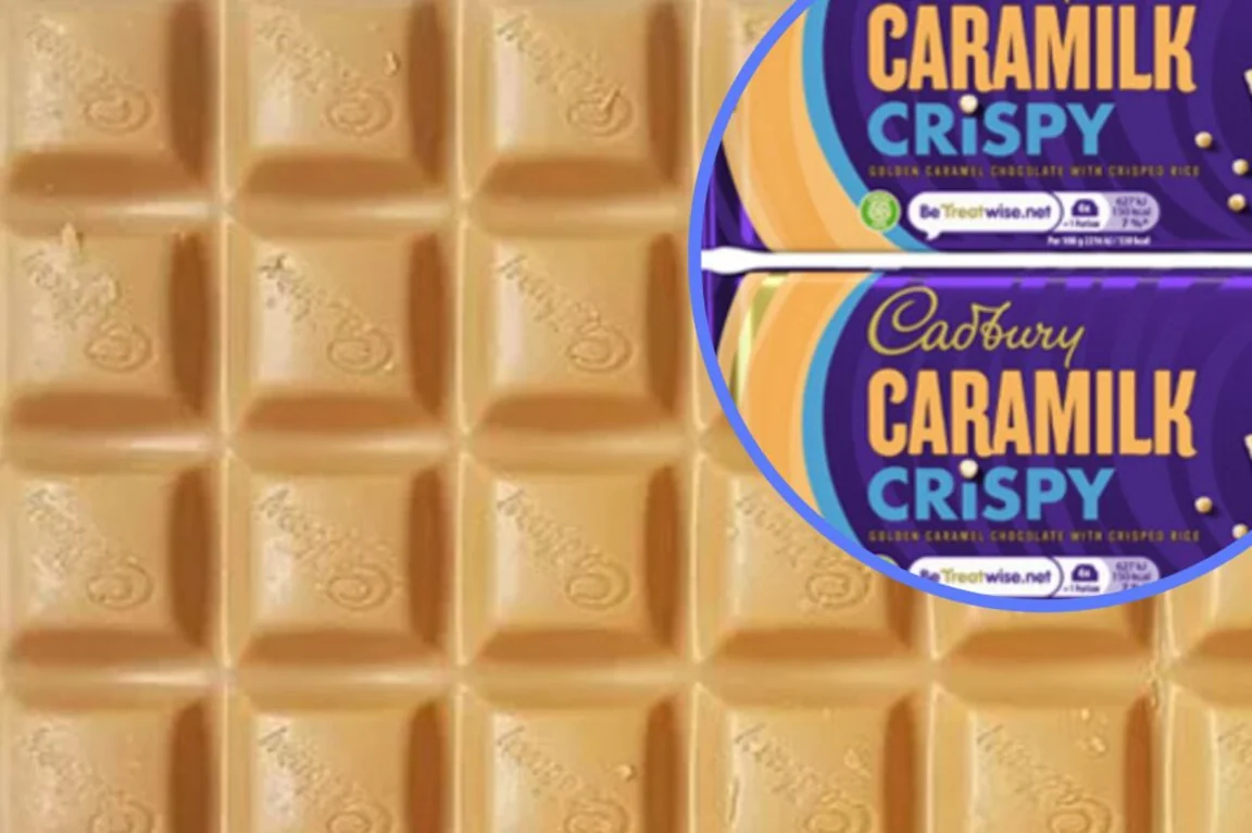 Cadbury launches new crispy Caramilk bar