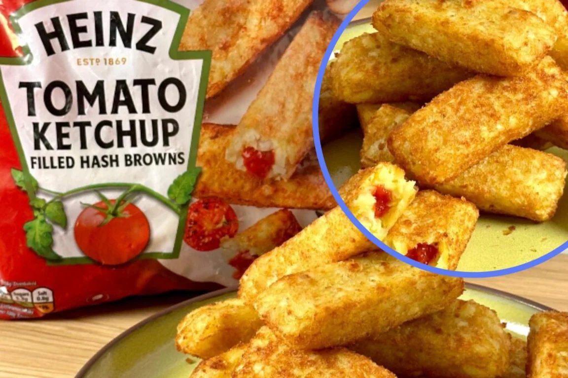 Heinz is selling ketchup filled hash browns in new breakfast mashup