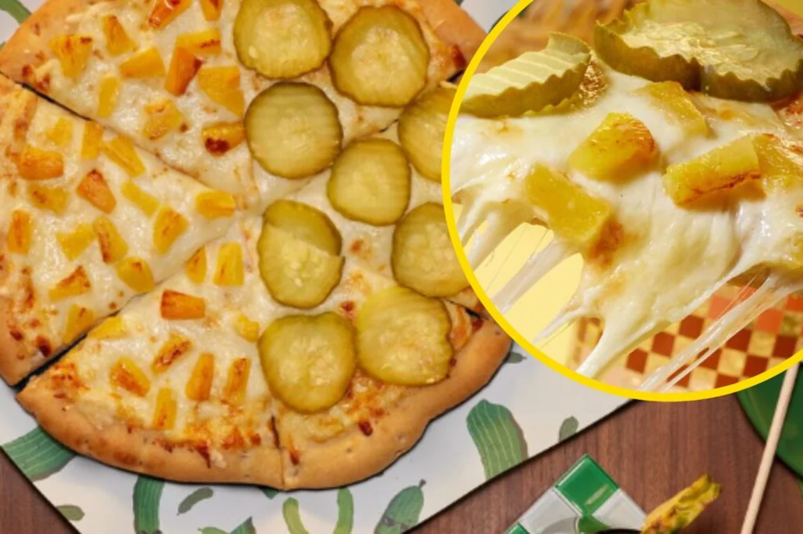 You can now get pizza with pineapple and pickles and it’s sure to anger purists