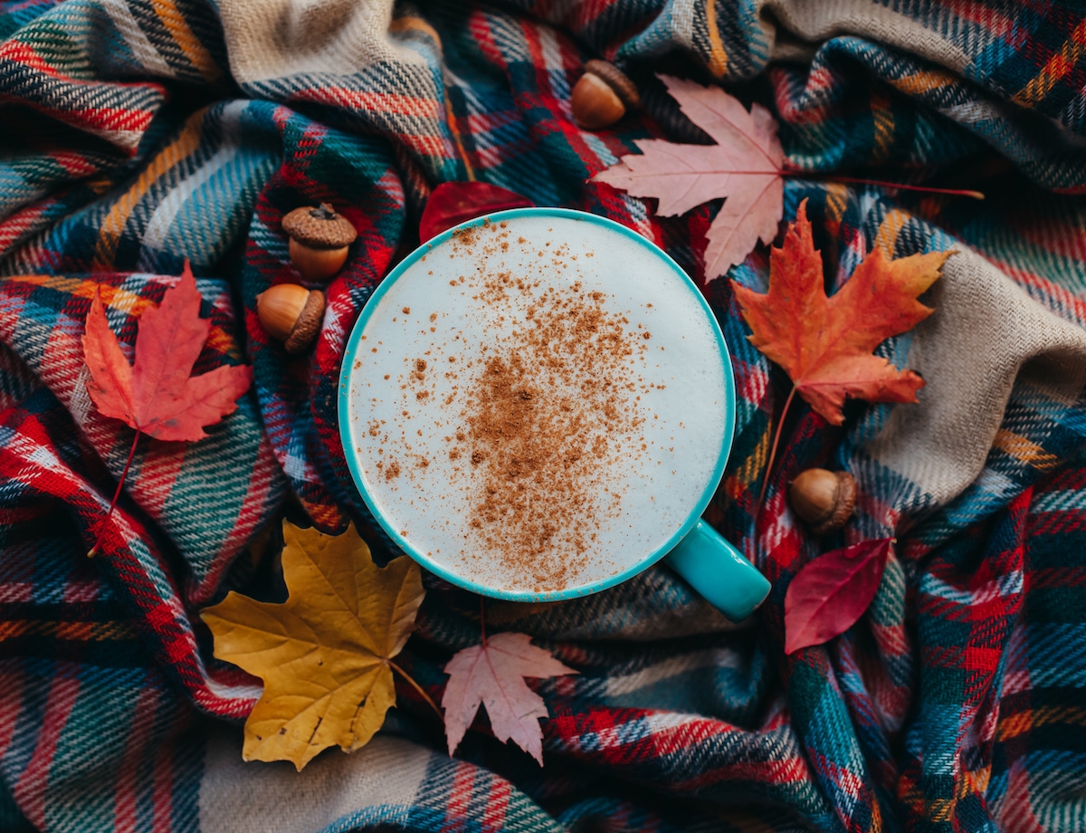 pumpkin spice latte spa day hot tub