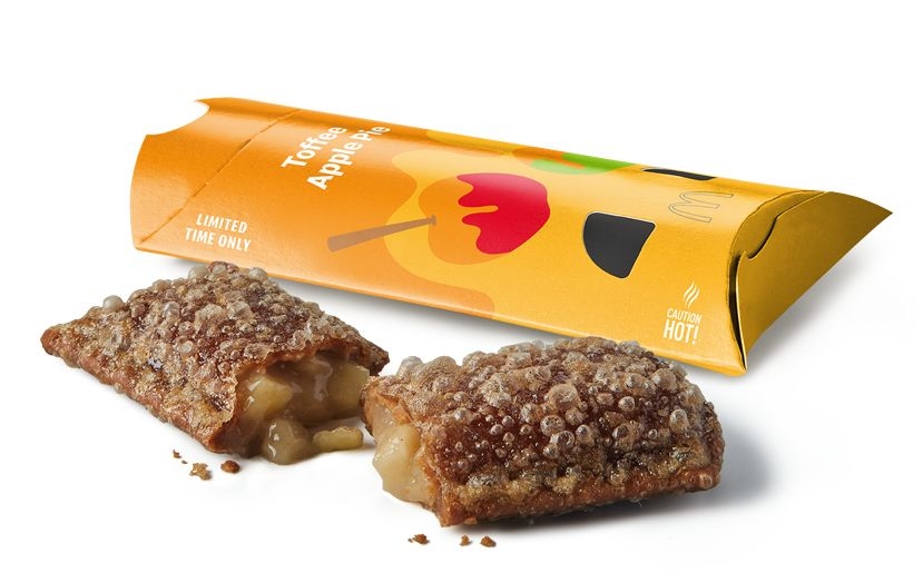 mcdonalds october menu toffee apple pie