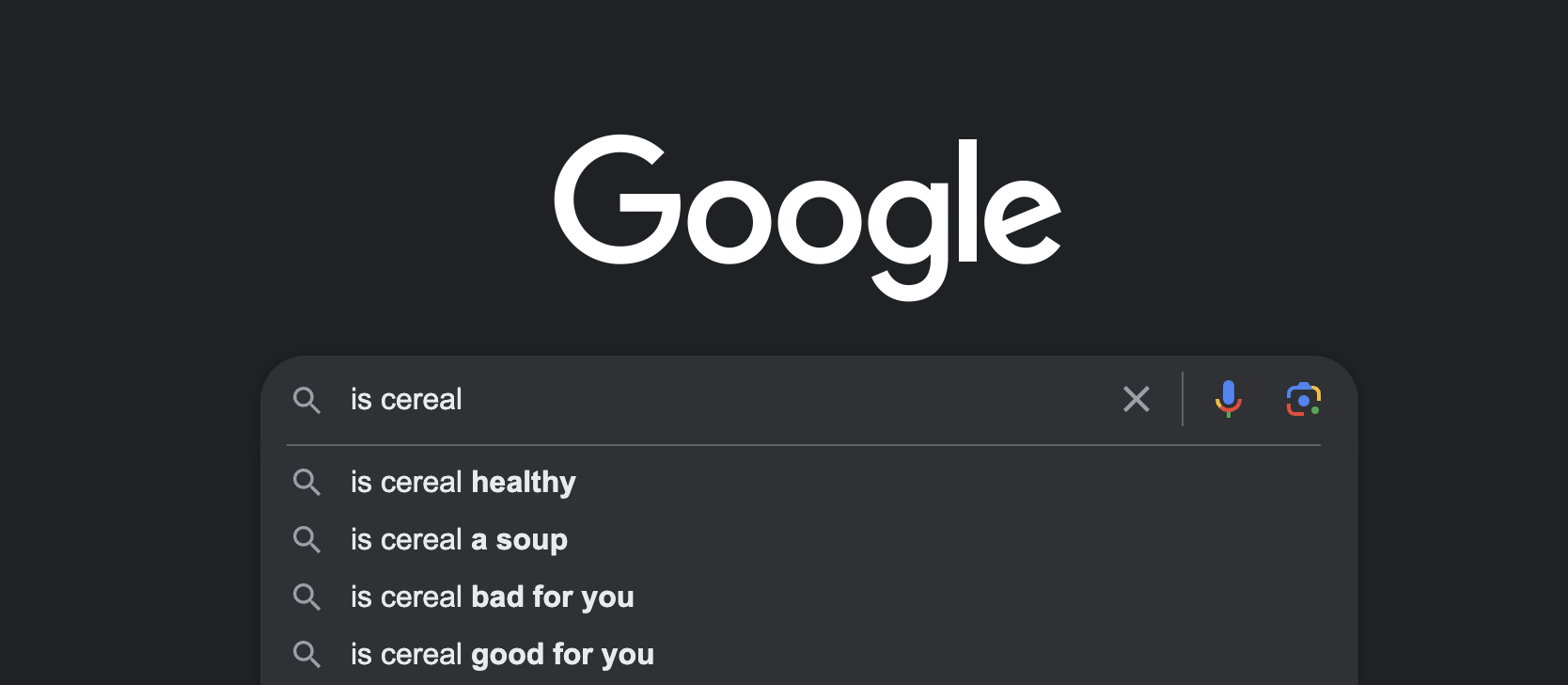 is cereal a soup