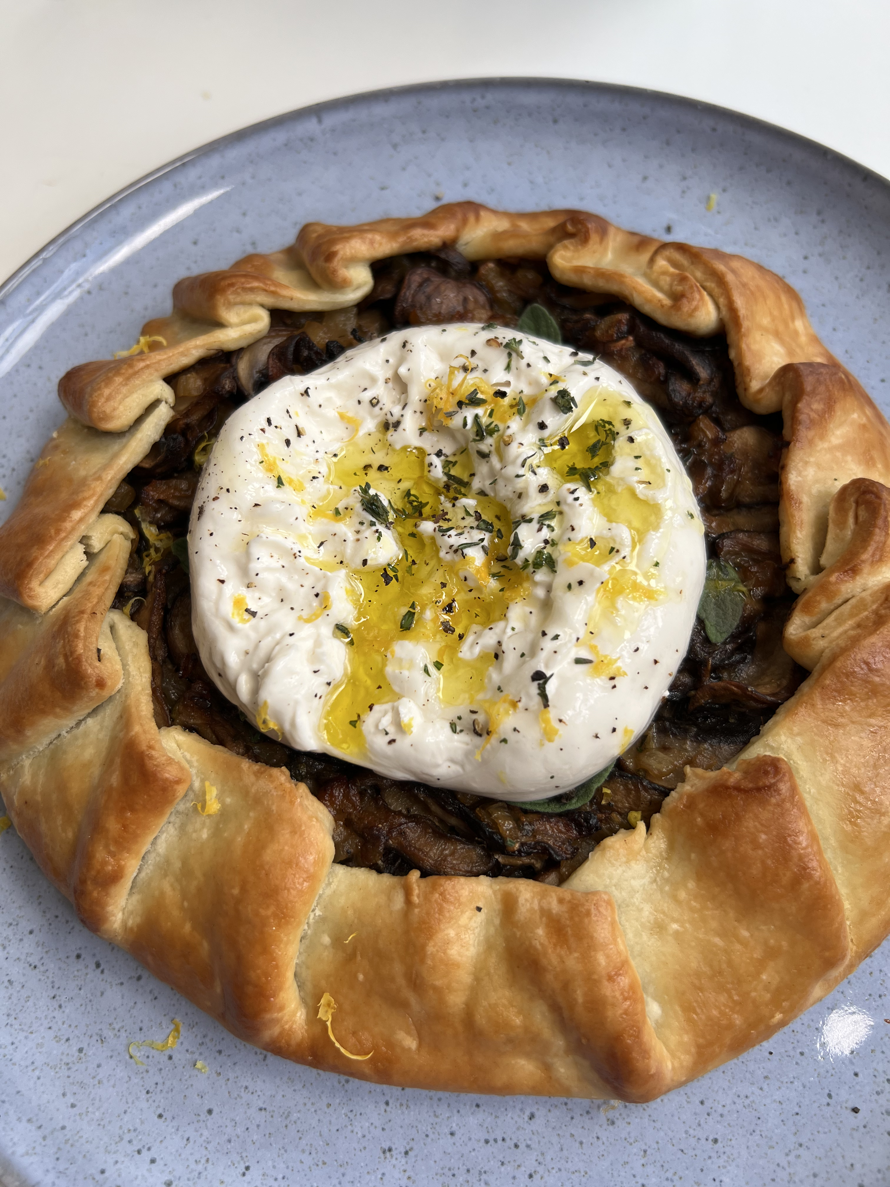 Miso Mushroom Galette