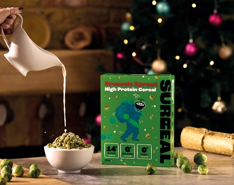 surreal brussels sprout cereal