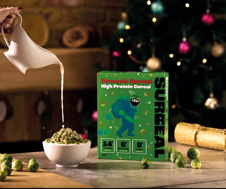 surreal brussels sprout cereal
