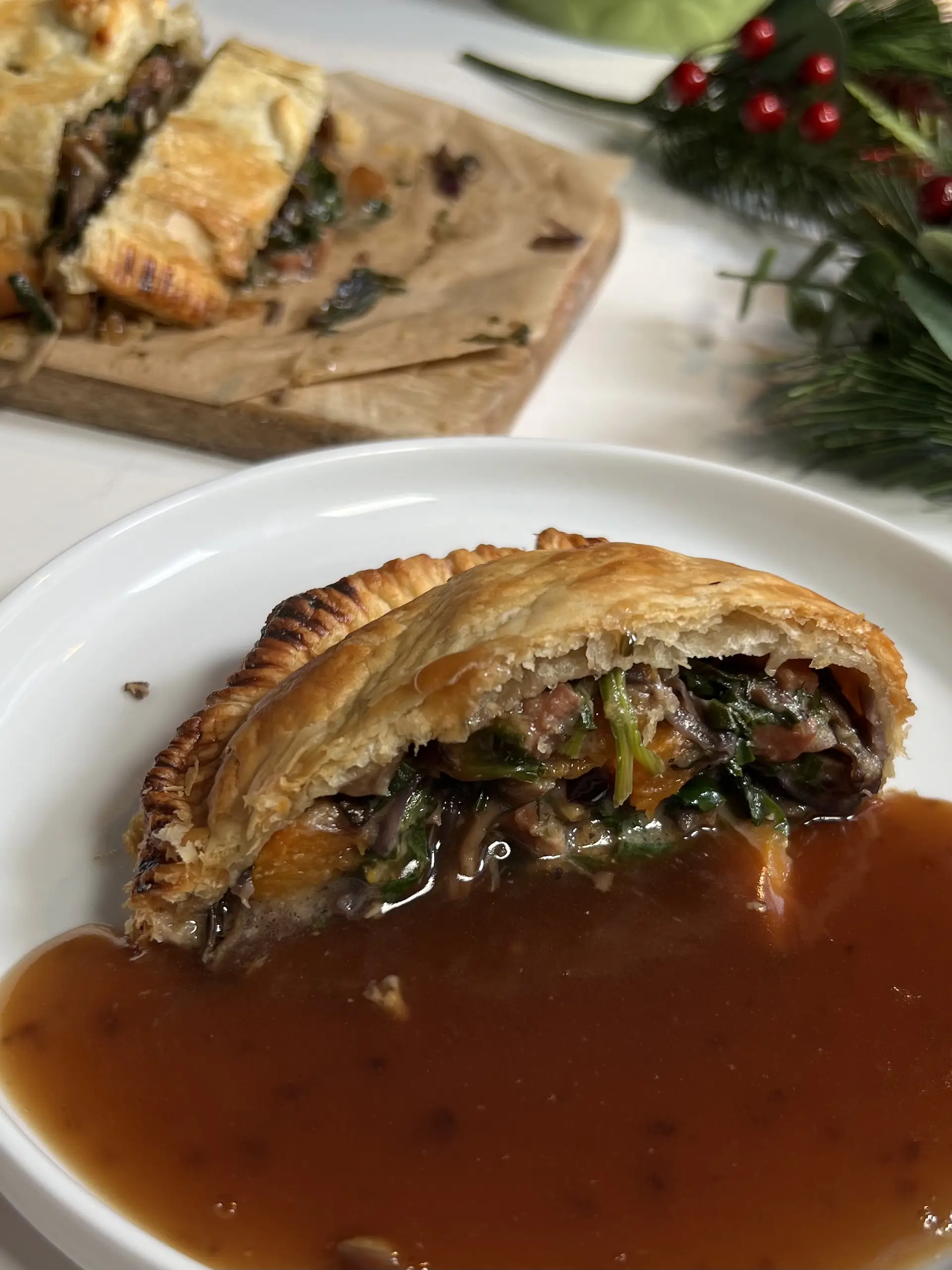 Mushroom and Squash Wellington
