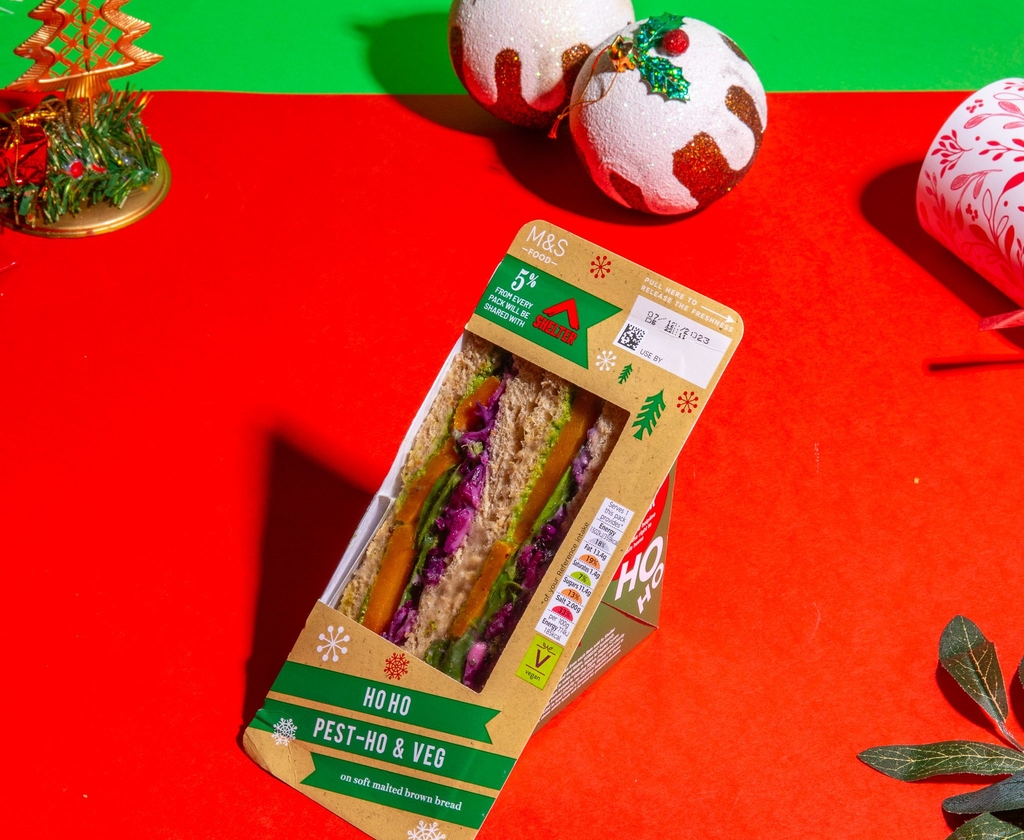 best vegan christmas sandwiches 2023 marks spencer ms pesto 