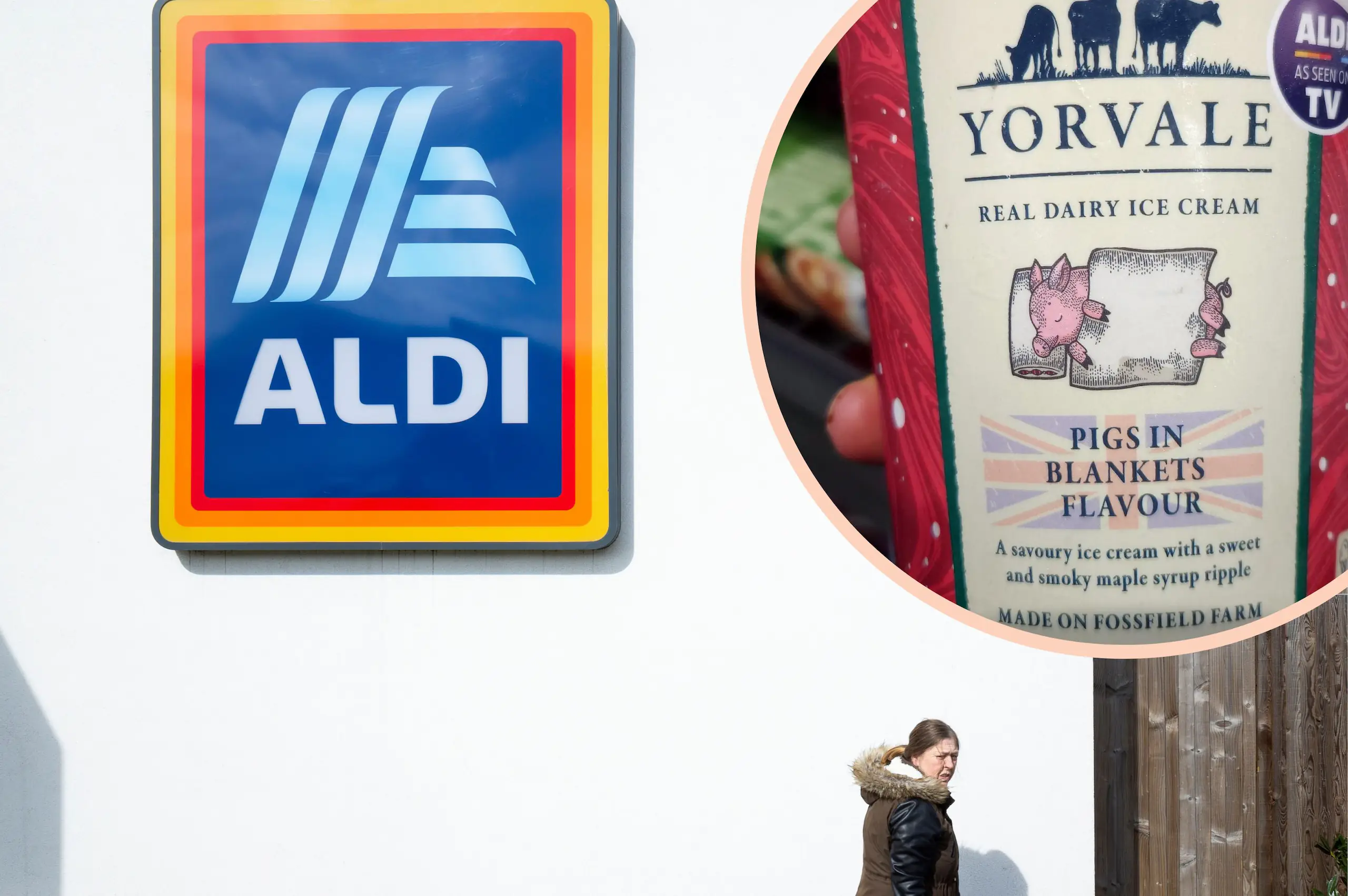 Aldi release limited edition pigs in blankets ice cream for Christmas