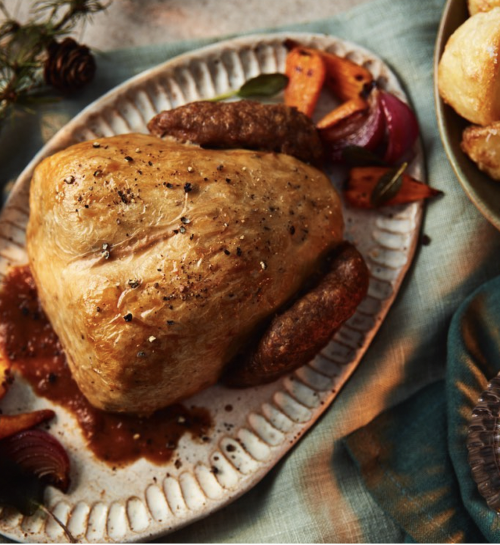 asda vegan whole turkey omv