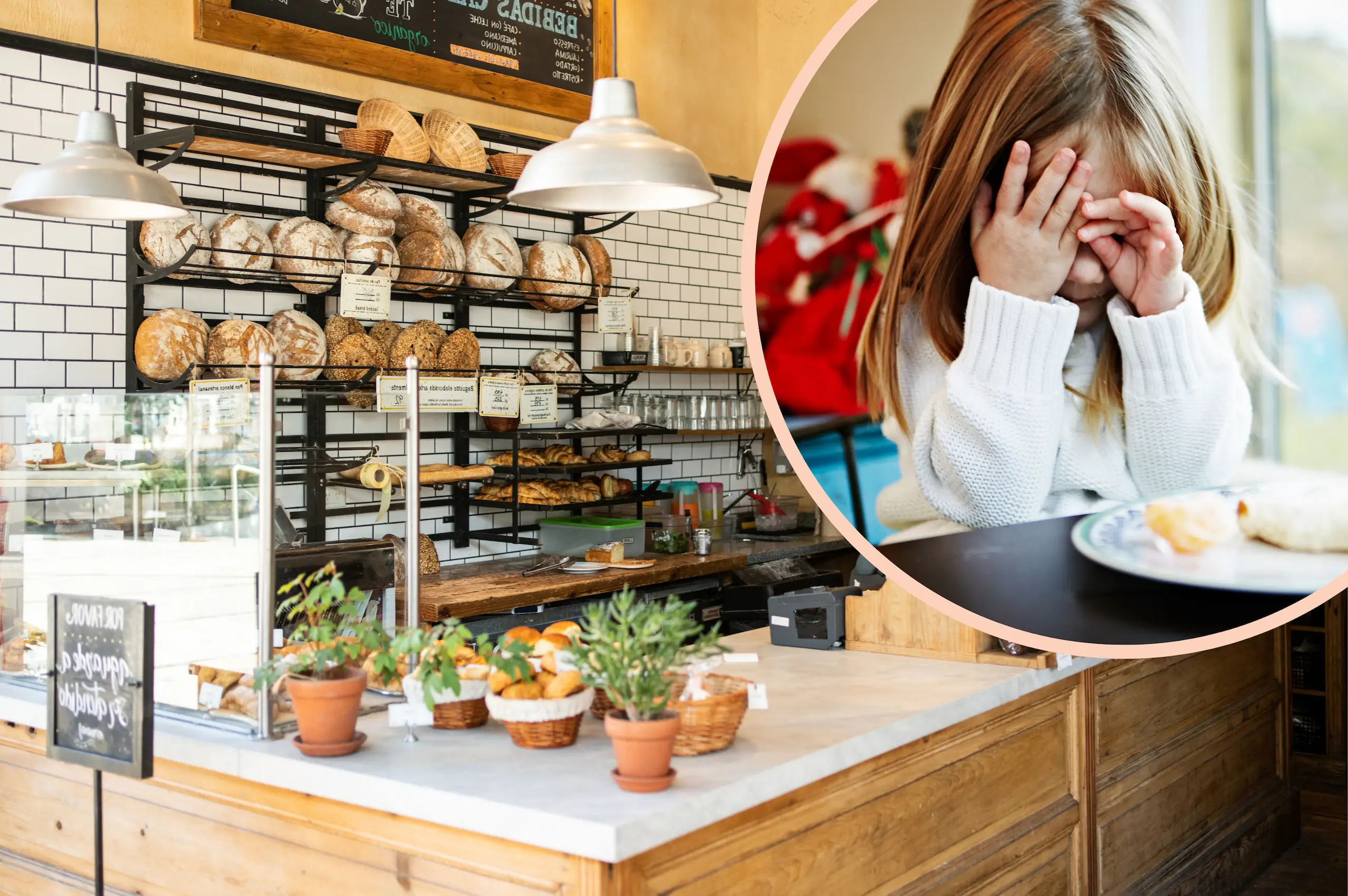 Debate as family is kicked out of cafe due to screaming toddler