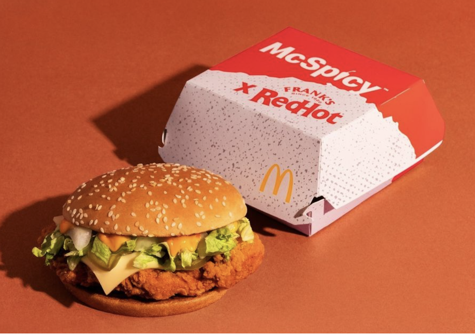 mcdonalds mcspicy redhot