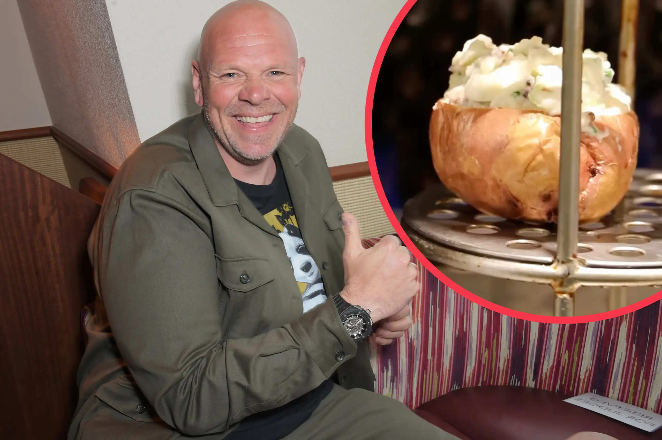 Tom Kerridge is selling a jacket potato for £20 in his pub