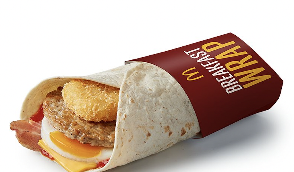 mcdonalds breakfast wrap new menu 