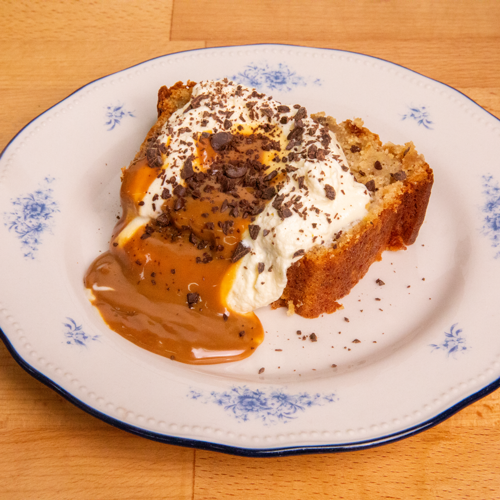 Brown Butter Banoffee Banana Bread