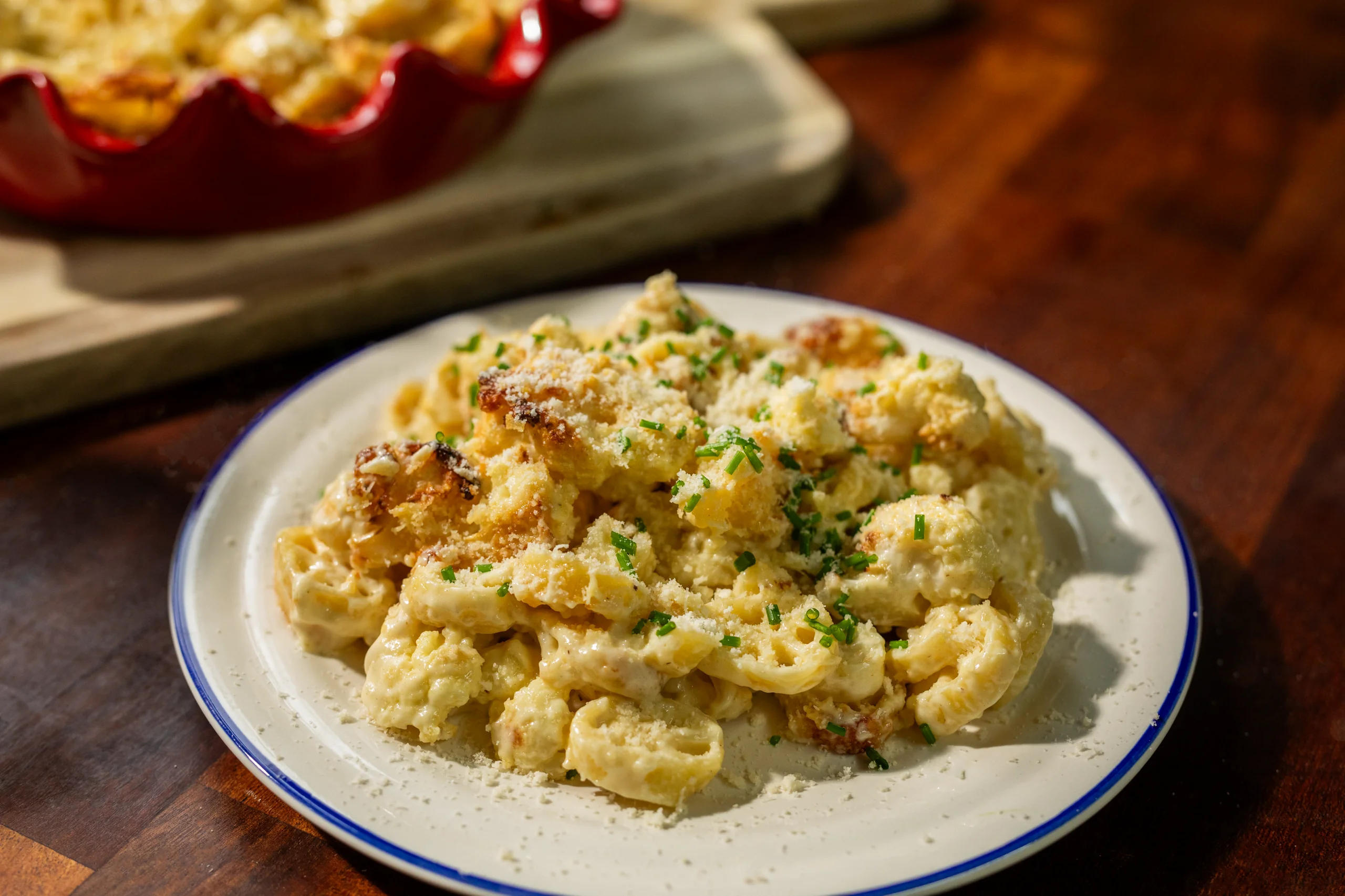 Cauliflower Cheese Pasta Bake