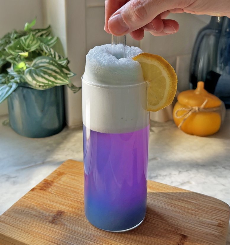 Blue Matcha Magic Fizz