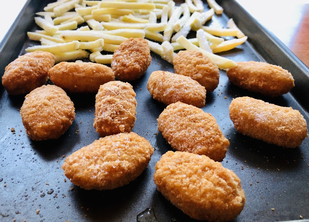 vegan chicken nuggets police